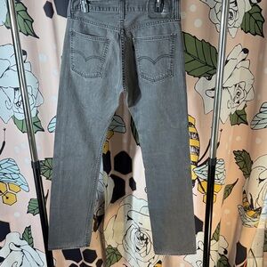 Men's Levi's 513, 32 width 34 length. Gray Jeans